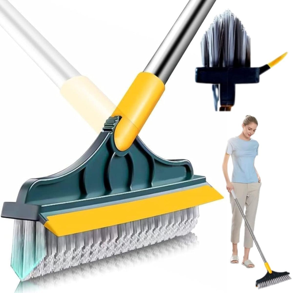 3 in 1 Cleaning Brush with Long Handle, 180 degree Rotate Bathroom Floor Cleaning Brush | Online Shopping in Bangladesh I āĻĒāĻžāĻāĻāĻžāϰ⧠āĻ āĻā§āĻāϰāĻž āĻĒāĻŖā§āϝā§āϰ āĻŦāĻŋāĻļā§āĻŦāϏā§āϤ āĻĒā§āϰāϤāĻŋāώā§āĻ āĻžāύāĨ¤ 01735228855